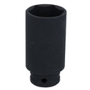 30mm 1/2" Drive Double Deep Metric Impact Socket Single Hex By BERGEN AT597