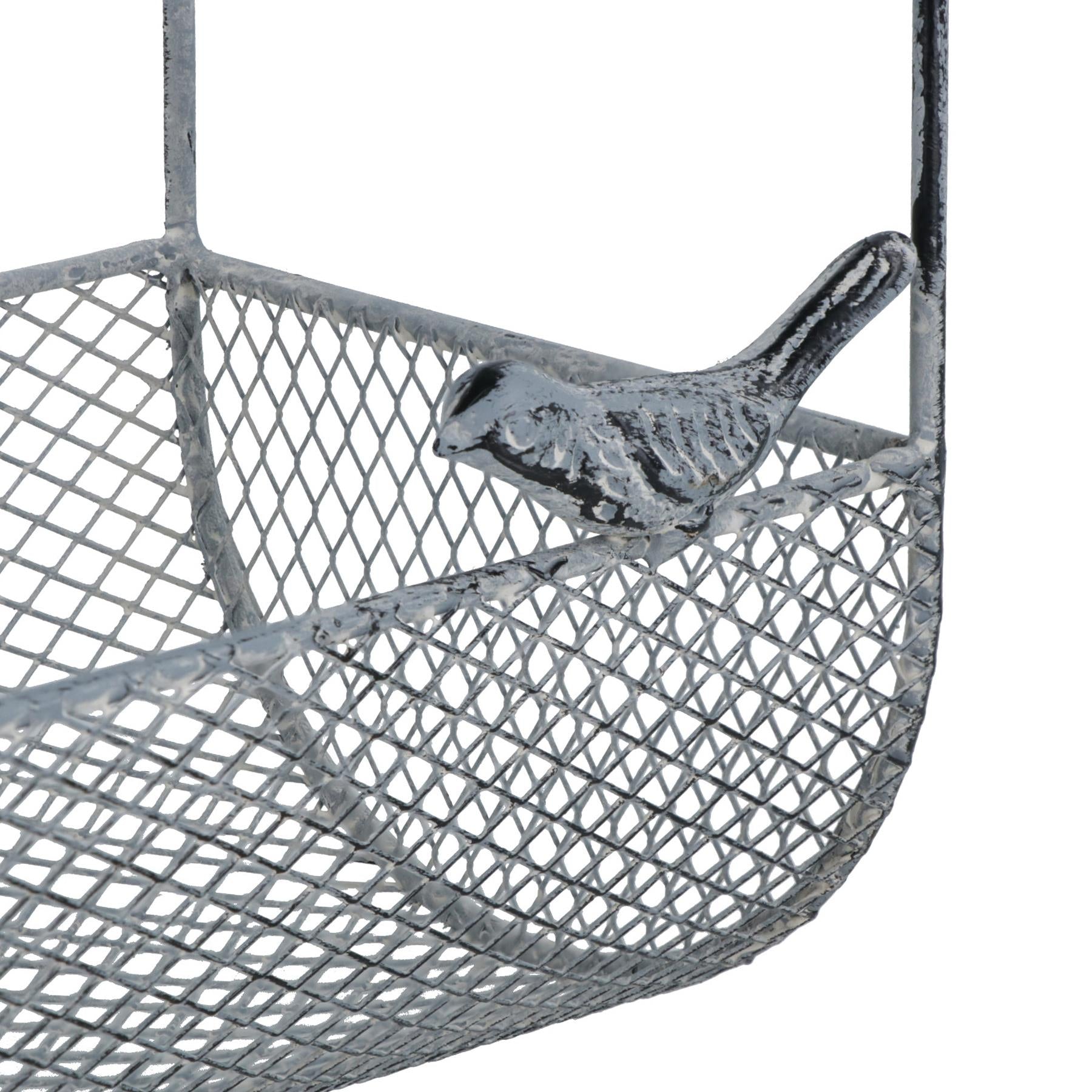 Hanging Bird Feeder Ornament Garden Yard Porch Feature Nut Seed Holder