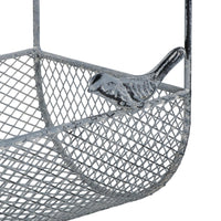 Hanging Bird Feeder Ornament Garden Yard Porch Feature Nut Seed Holder