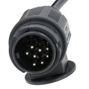 13 Pin Style Plug With Trailer Curly Extension Lead Cable 4 Metres For Ifor Williams