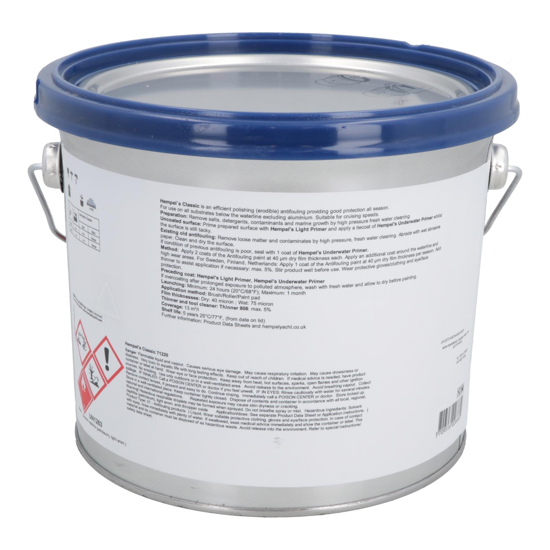 Hempel Classic Antifoul 2.5L Boat Antifouling Marine Paint