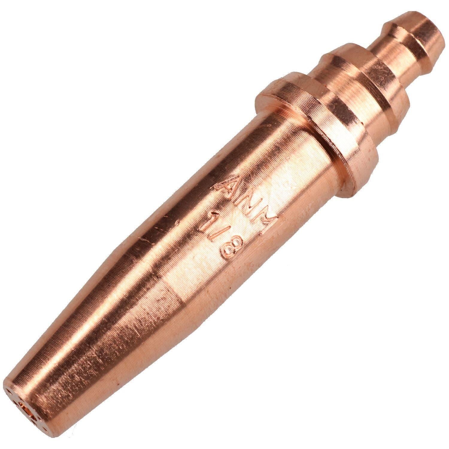 ANM Oxy Acetylene Gas Cutting Nozzle Tip Standard length 1/32" - 1/16" Oxygen