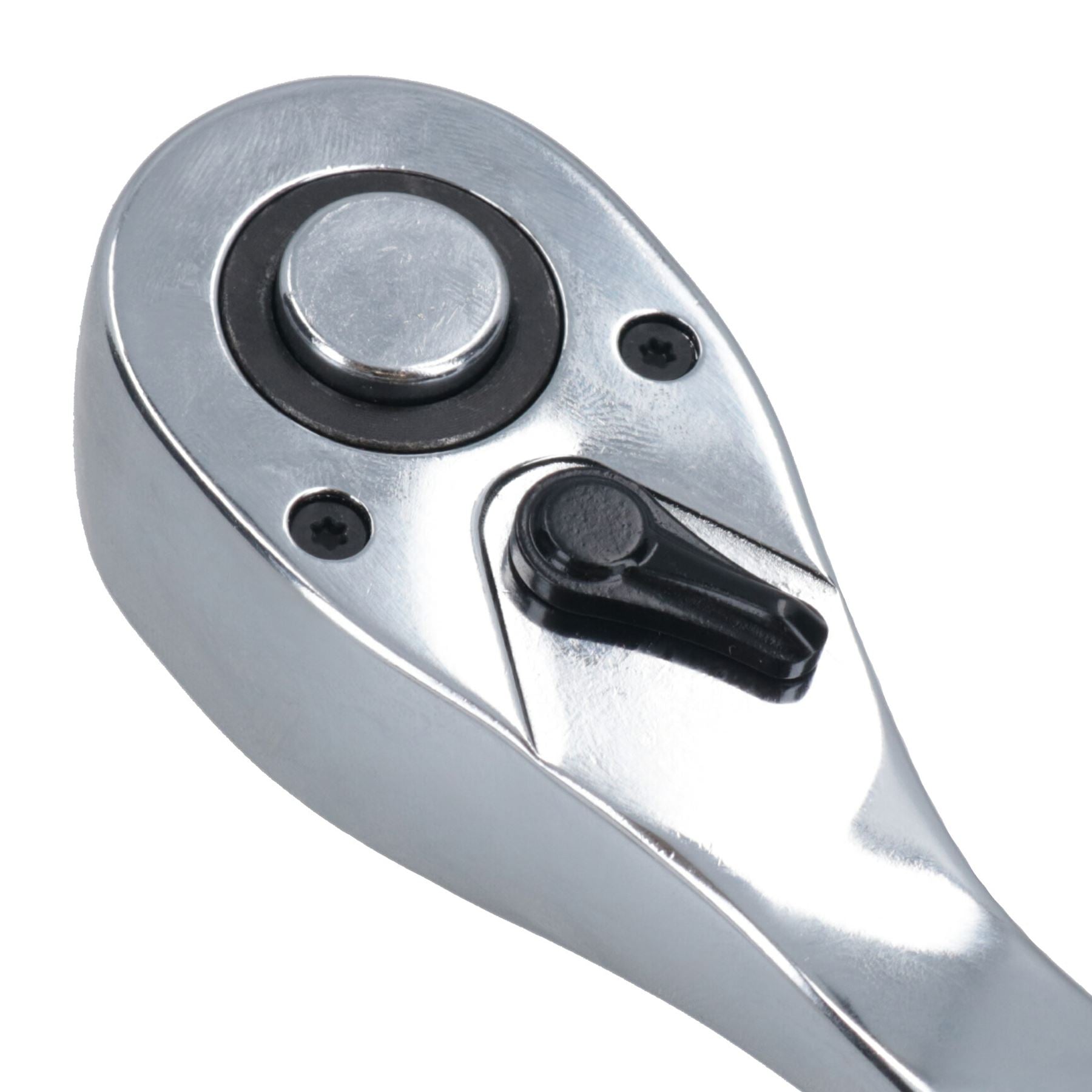 1/2in Drive Ratchet with Curved Rubber Grip Handle 90 Teeth Quick Release