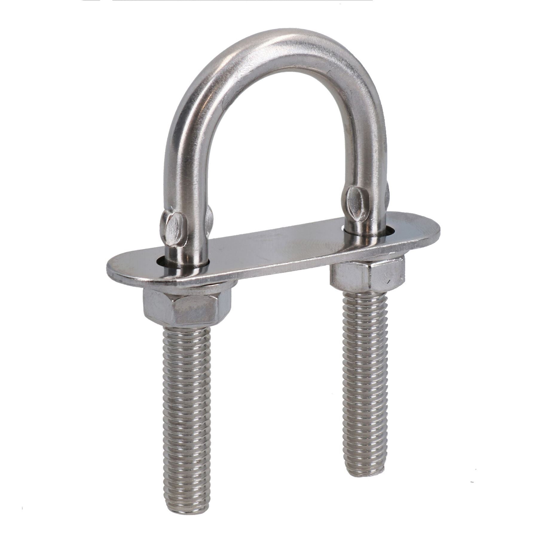 M8 28mm x 75mm U-Bolts / N-Bolts Stainless Steel Marine Grade Boat Trailer