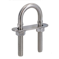M8 28mm x 75mm U-Bolts / N-Bolts Stainless Steel Marine Grade Boat Trailer