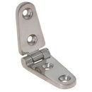 Polished Door Strap Hinge Stainless Steel 27mm x 103mm 316 Marine Cabin