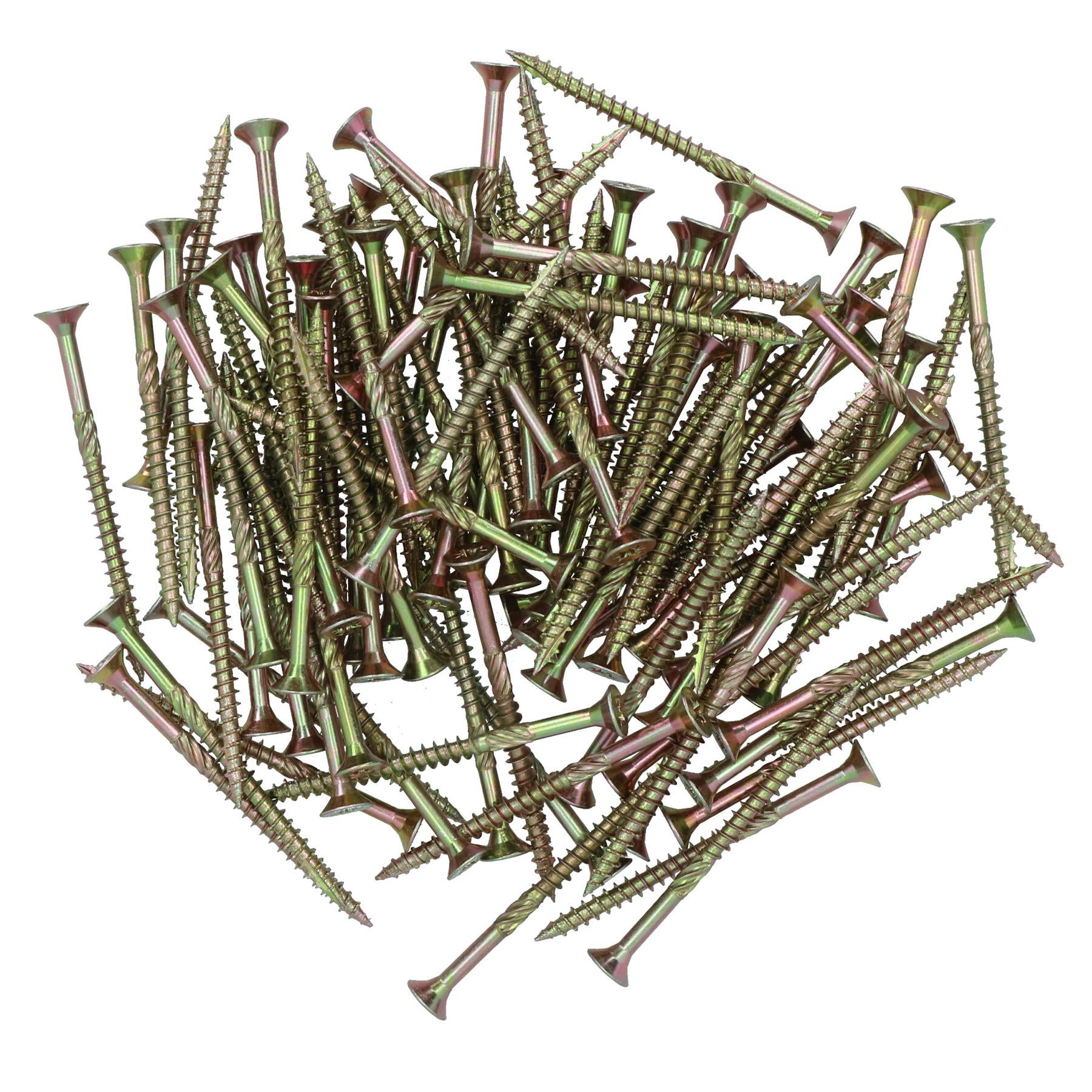 Countersunk Wood Screws 5.0 x 70mm Serrated Edge Prevent Splitting PZ2