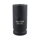 Metric MM 3/4" Drive Double Deep Impact Sockets 6 Sided 24mm – 41mm