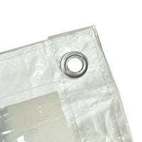 Frosted PVC Tarpaulin Sheet Cover Rain / Waterproof 2m x 3m Market Stalls