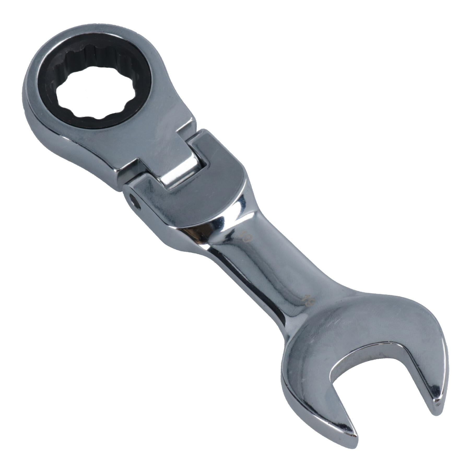 Metric MM Stubby Flexible Ratchet Combination Spanner Set 8mm – 19mm