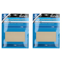 20pc Assorted Sandpaper Sanding Sheets for Metal Wood Plastic Fine 240 Grit
