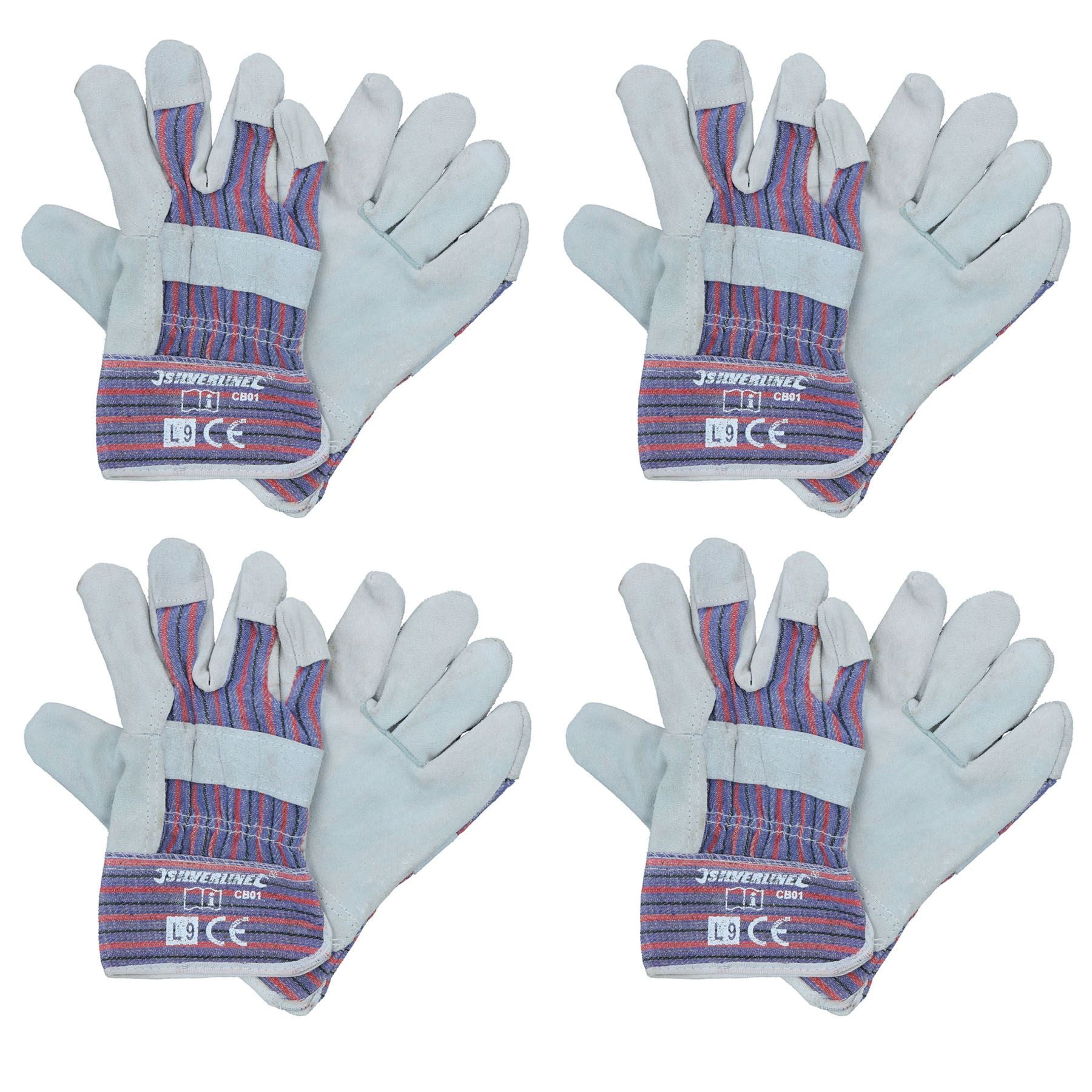 Large Rigger Work Wear Gloves Gardening Construction hand Protection
