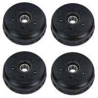 4 Pack 200 x 50mm BPW Brake Drum & Bearing for Trailer Caravan 5 Stud 112mm PCD