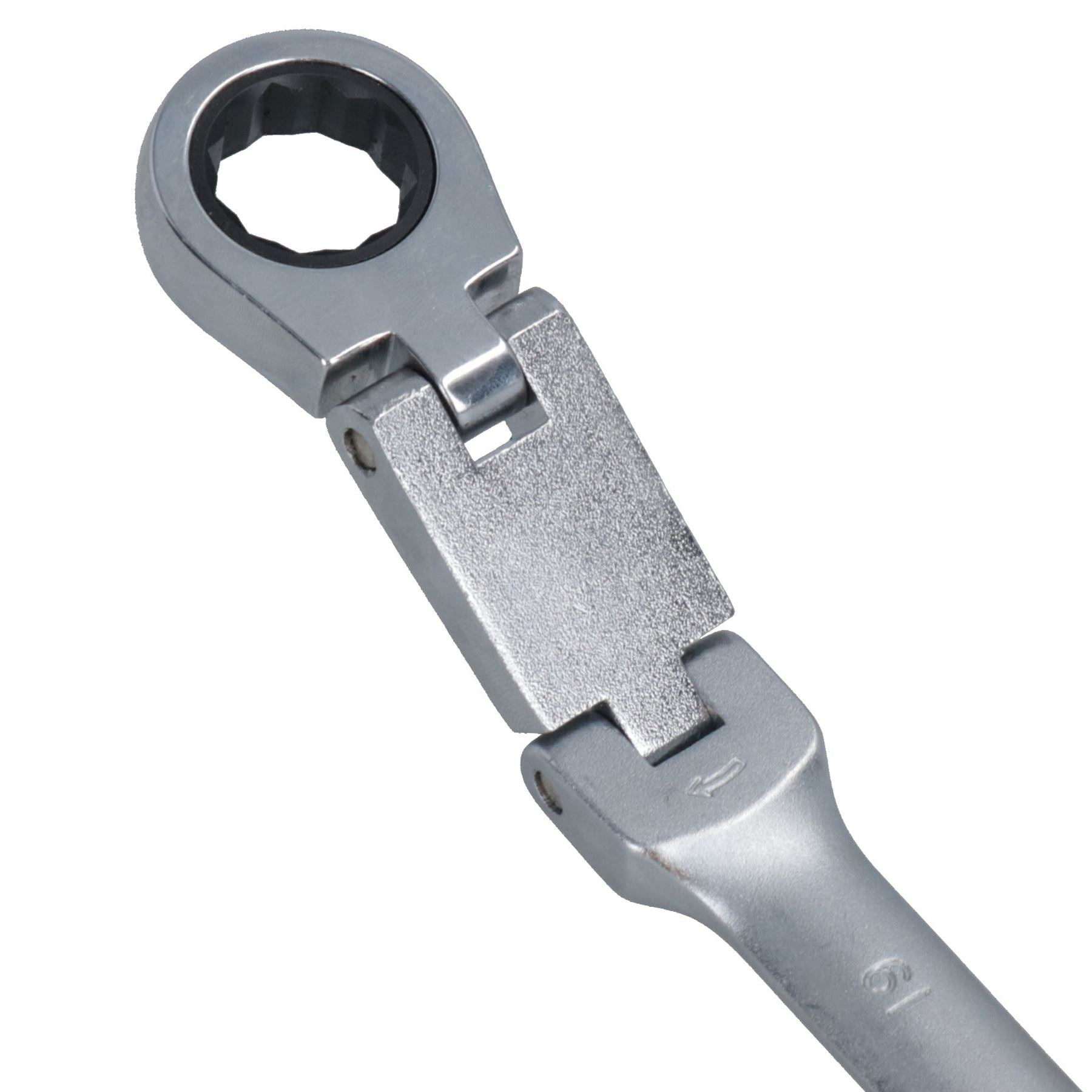 Metric Double Jointed Flexi Ratchet Combination Spanner Wrench 72 Teeth