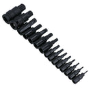 Male Torx Star Impact Impacted Shallow Bit Sockets Mixed Drive T6 – T70 15pc
