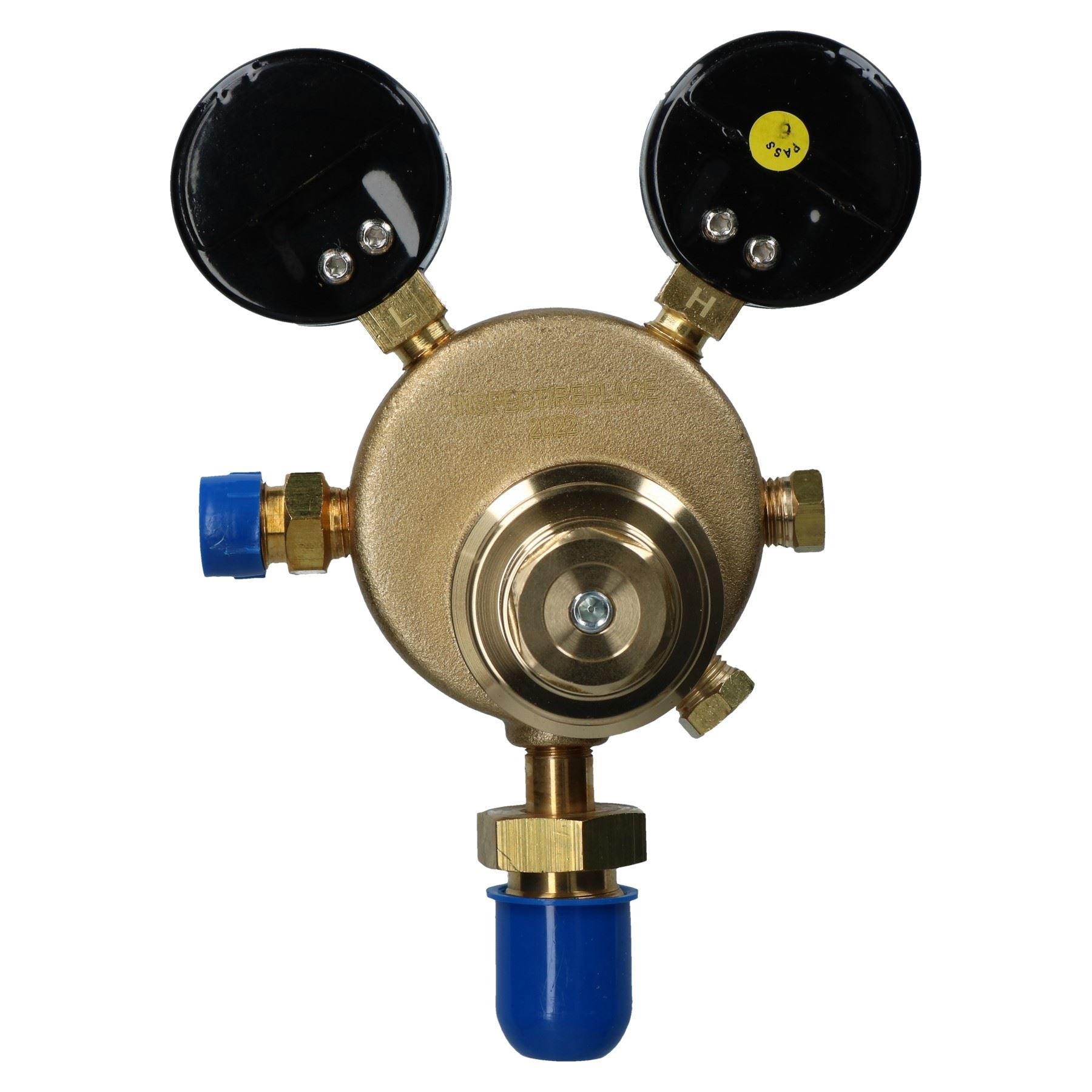 Argon Regulator Two Stage 2 Gauge Gas Bottle Cylinder 300 Bar Welding Welder