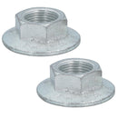 2 Alko Axle Axles Trailer Brake Drum Hub Nut One Shot 27mm x 2.0mm M27
