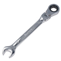 MM Metric Flexible Combination Ratchet Spanner Wrench Bi-Hex 12 Sided 72 Teeth