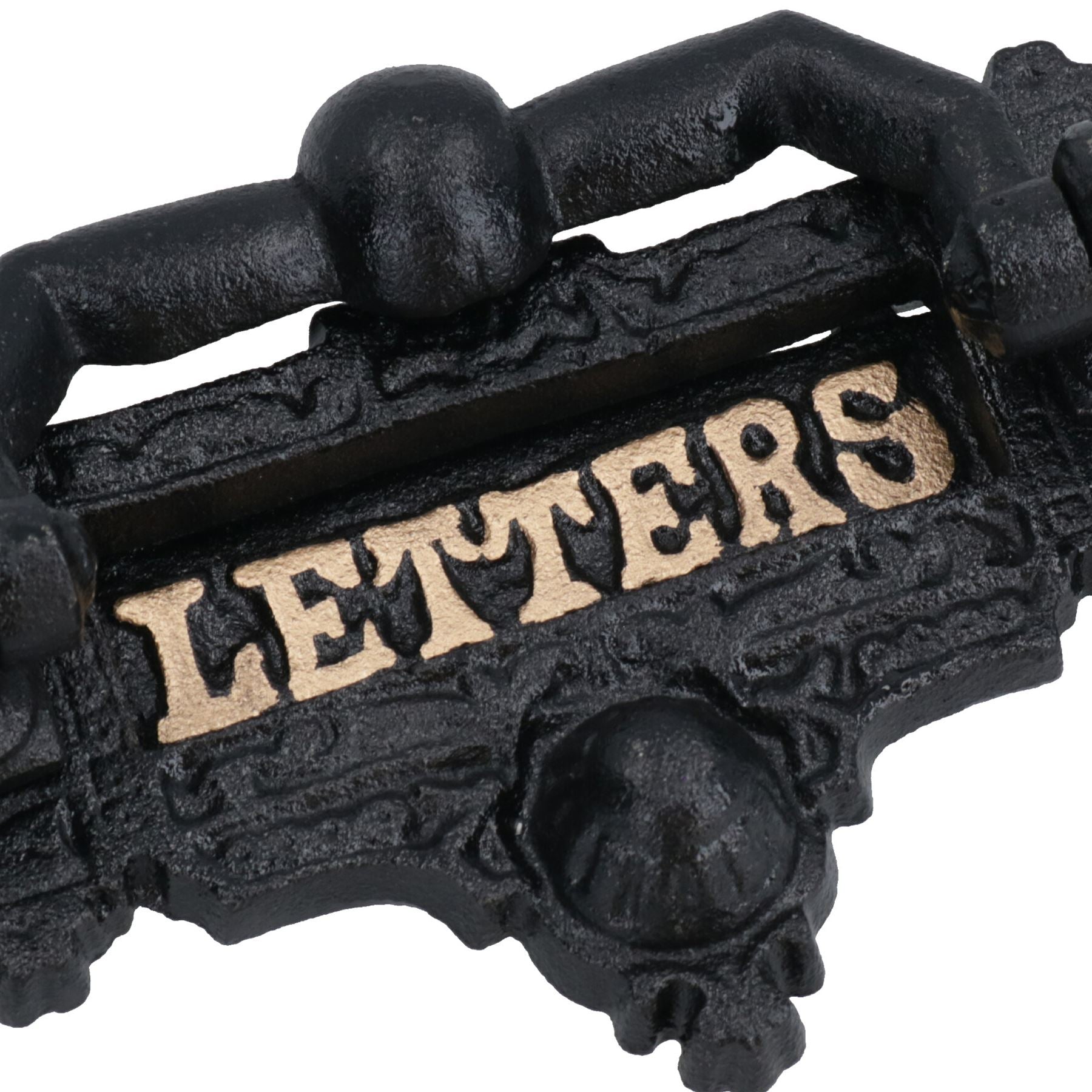 Letter Post Mail Box Slot Flap Plate Cast Iron Wall Front Door Gate Home House