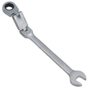 Metric Double Jointed Flexi Ratchet Combination Spanner Wrench 72 Teeth