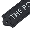 The Poo Room Toilet Cast Iron Sign Plaque Wall Door House Cafe Shop Pub Bar