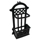 5pc Caged Fireside Fireplace Companion Set Brush Poker Shovel Tongs Burner