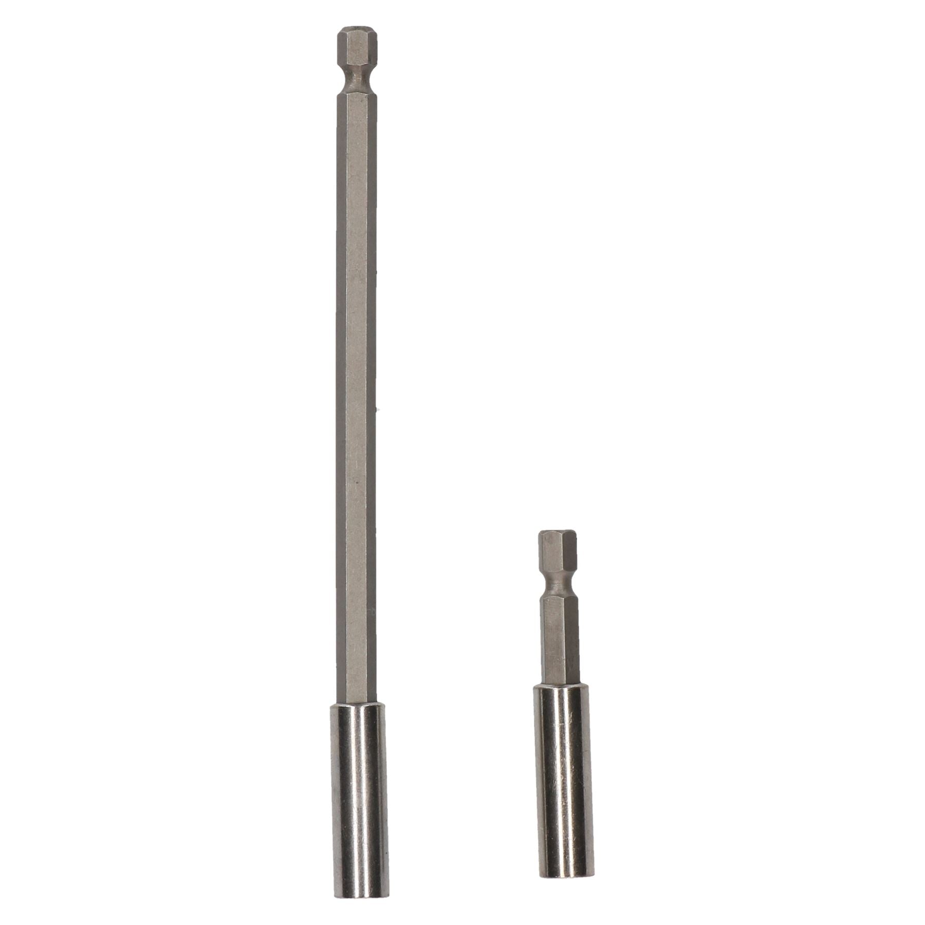 2pc magnetic bit screwdriver hex adaptor power bit extension 60mm - 150mm TE627