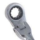 MM Metric Flexible Combination Ratchet Spanner Wrench Bi-Hex 12 Sided 72 Teeth