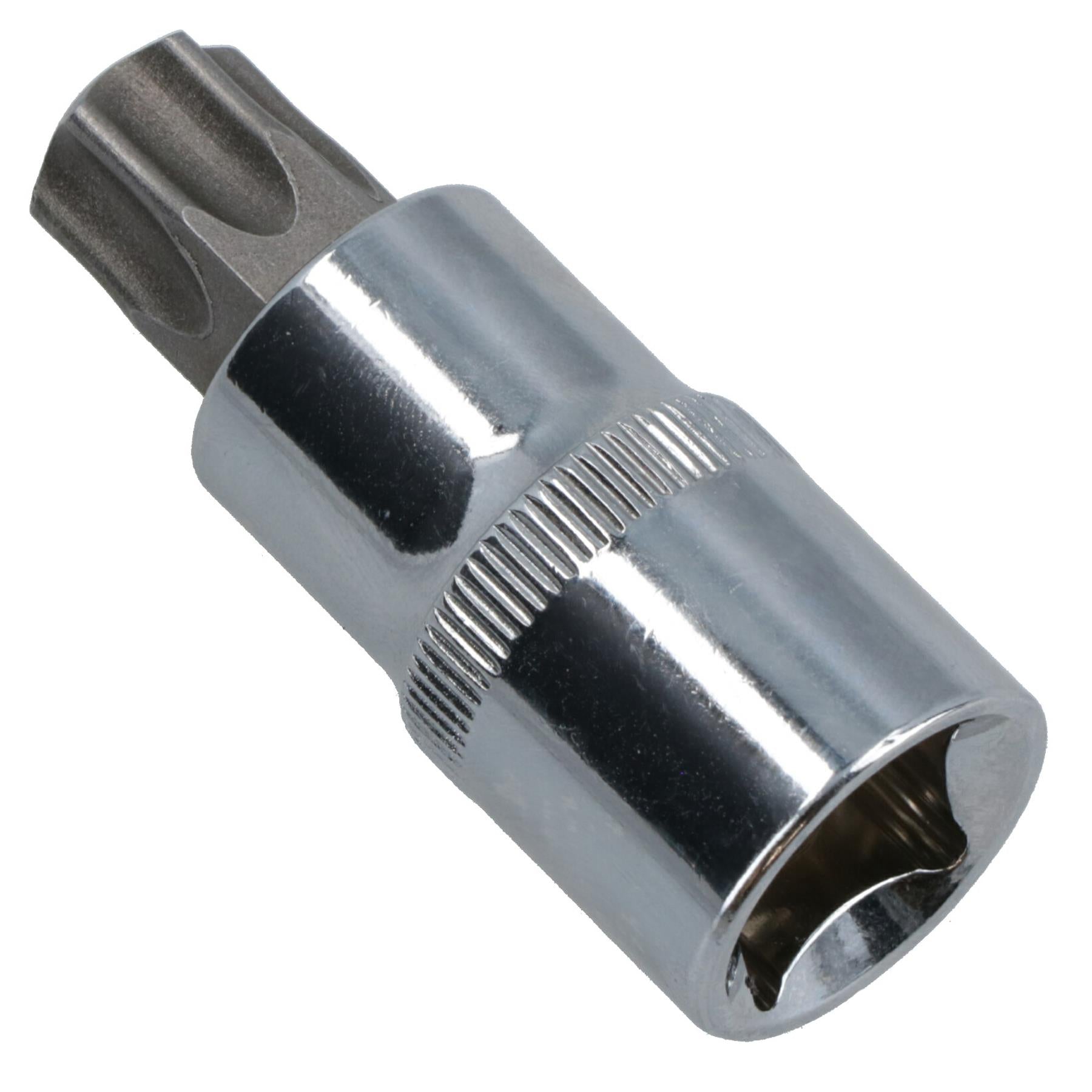 T60 x 55mm Male Shallow Short Torx Bit Socket 1/2in Drive CRV S2 Steel