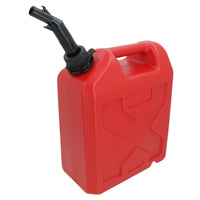 10L Plastic Fuel Jerry Can & Auto Spout Petrol Diesel Storage 10 Litre Made in Italy