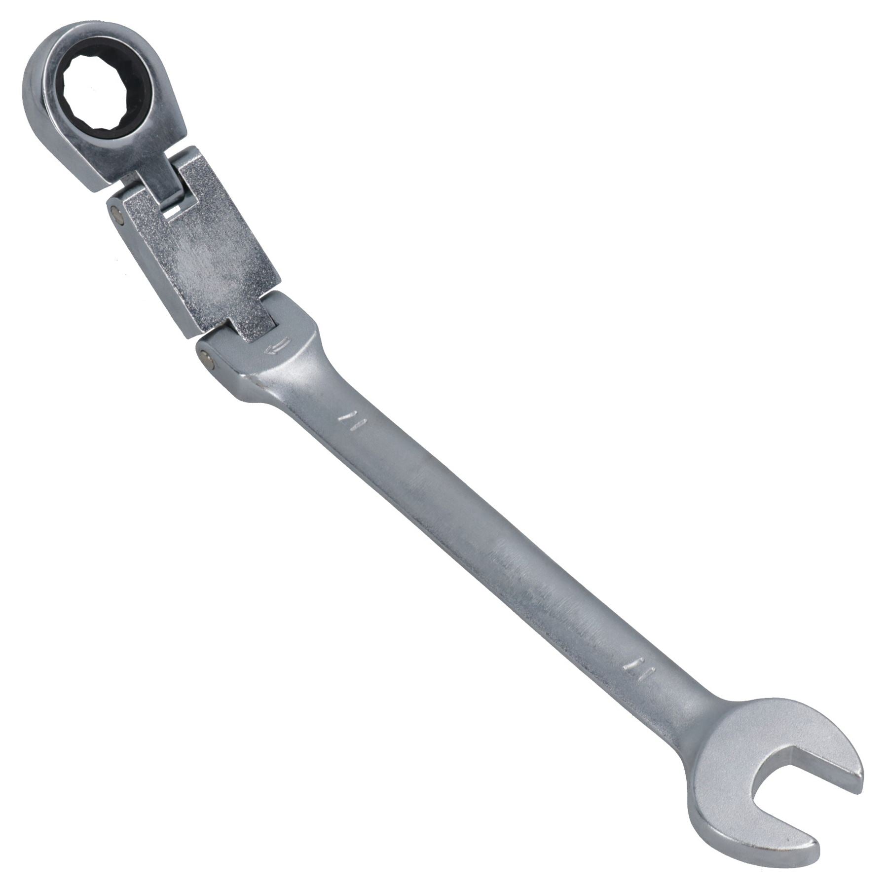 Metric Double Jointed Flexi Ratchet Combination Spanner Wrench 72 Teeth