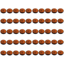 Orange Amber Round Circular Reflectors for Driveway Gate Fence Post Trailers