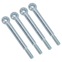 M6 80mm Eye Bolt Single Bolt Zinc Plated Threaded Rings DIN444 Catenary Wire