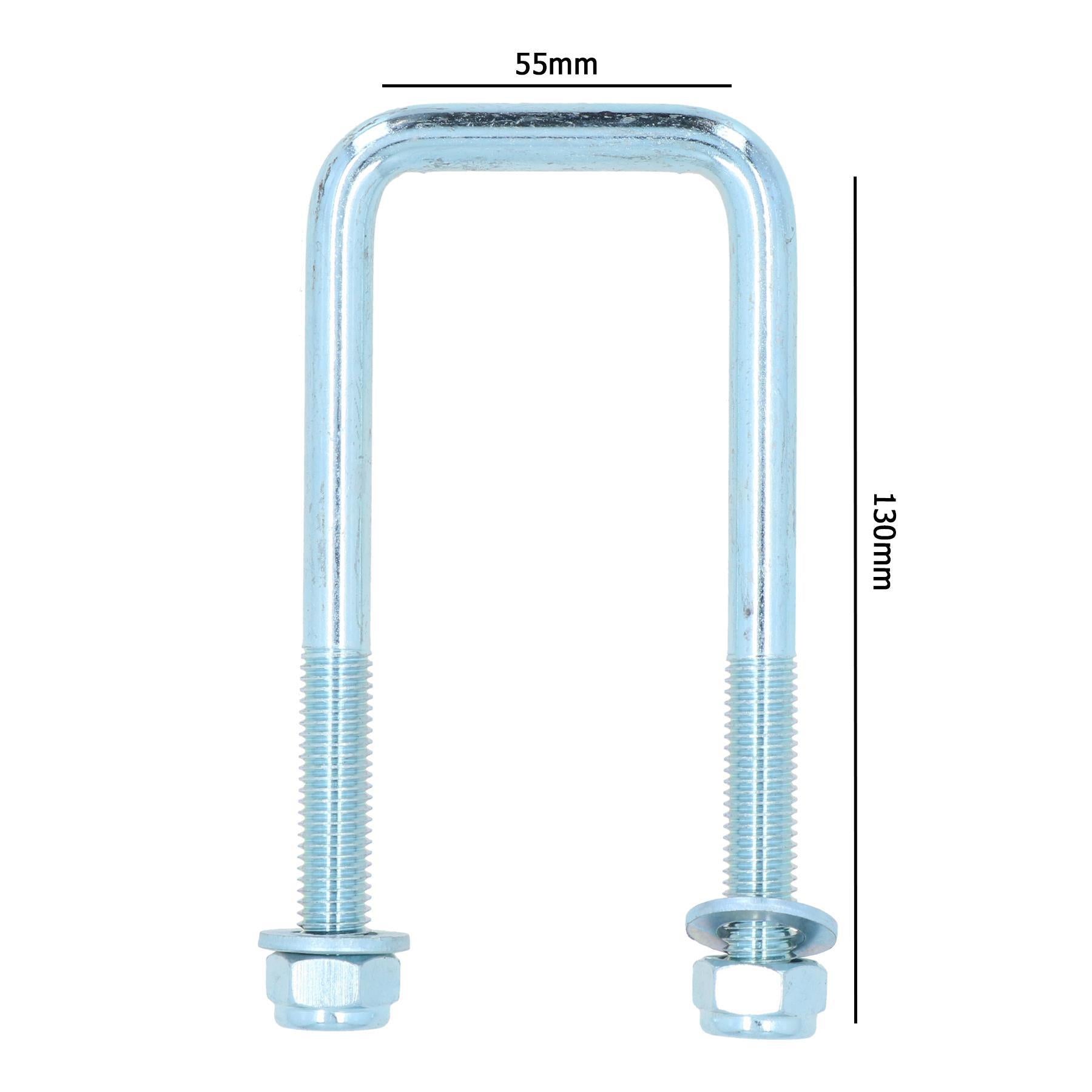 M12 U-Bolt N-Bolt 55mm x 130mm High Tensile for Boat Trailers