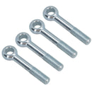 M16 100mm Eye Bolt Single Bolt Zinc Plated Threaded Rings DIN444 Catenary Wire