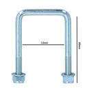 M10 U-Bolt N-Bolt 53mm x 80mm High Tensile for Boat Trailers