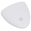 Air Vent Scoop Drain Cover Clamshell Shell Shaped White 56x50x12mm