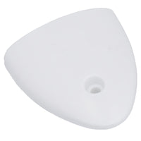 Air Vent Scoop Drain Cover Clamshell Shell Shaped White 56x50x12mm