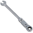 Metric Double Jointed Flexi Ratchet Combination Spanner Wrench 72 Teeth