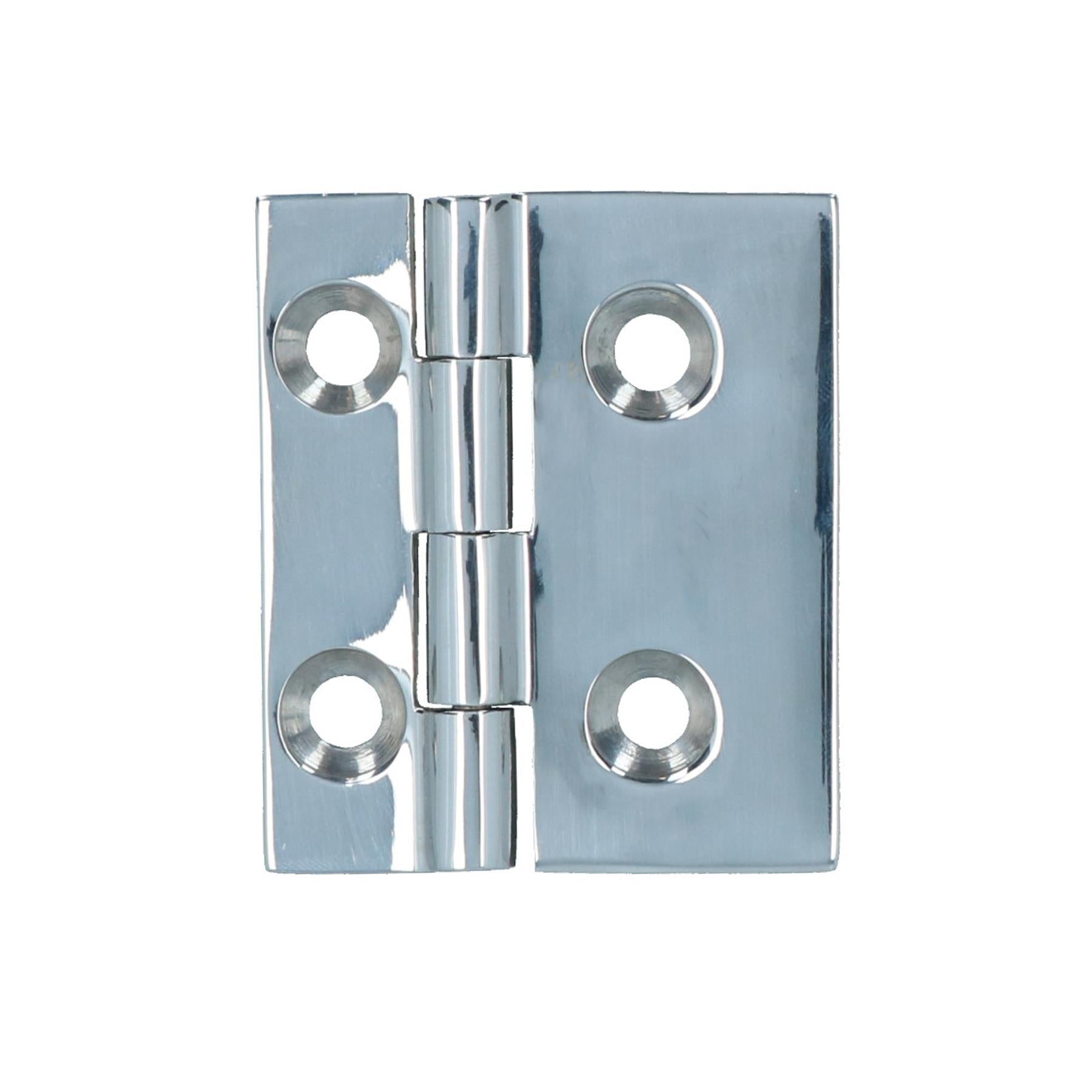 Polished Door Hinge Stainless Steel 61mm x 51mm 316 Marine Cabin Hatch