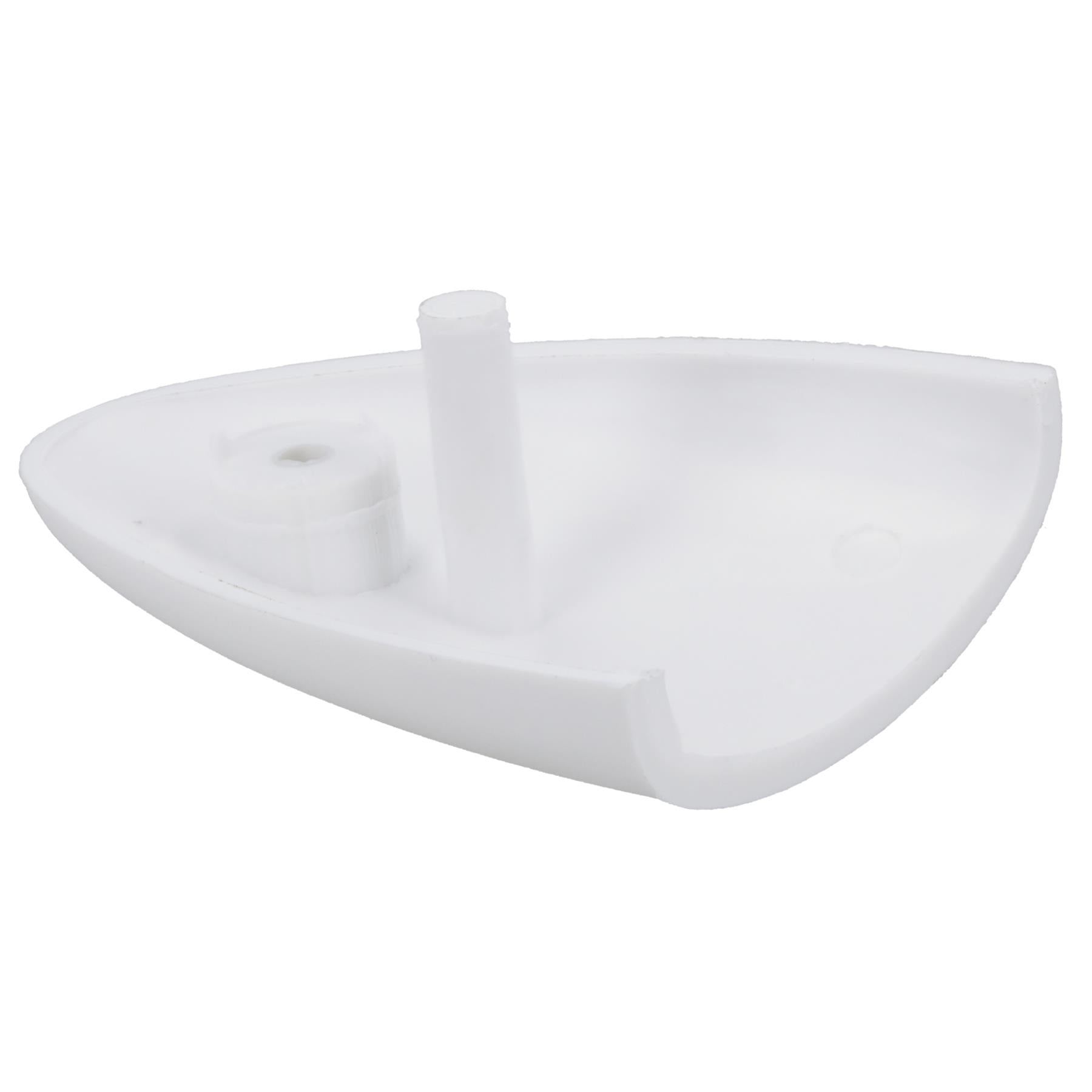 Air Vent Scoop Drain Cover Clamshell Shell Shaped White 56x50x12mm