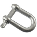 D Shackle Dee Link M6 - M12 Galvanised Steel Lifting Towing Rigging Pin Loop