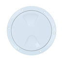 145mm Round Inspection Hatch Waterproof Cover IPX6 White 115mm Cut Out