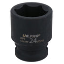 Metric Shallow Impact Impacted European Style Socket 1/2" Drive 6 Sided