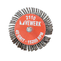 Flap Wheel Disc Shaft Mounted Abrasive Sanding Drill 50mm 40Grit 10PK AT352