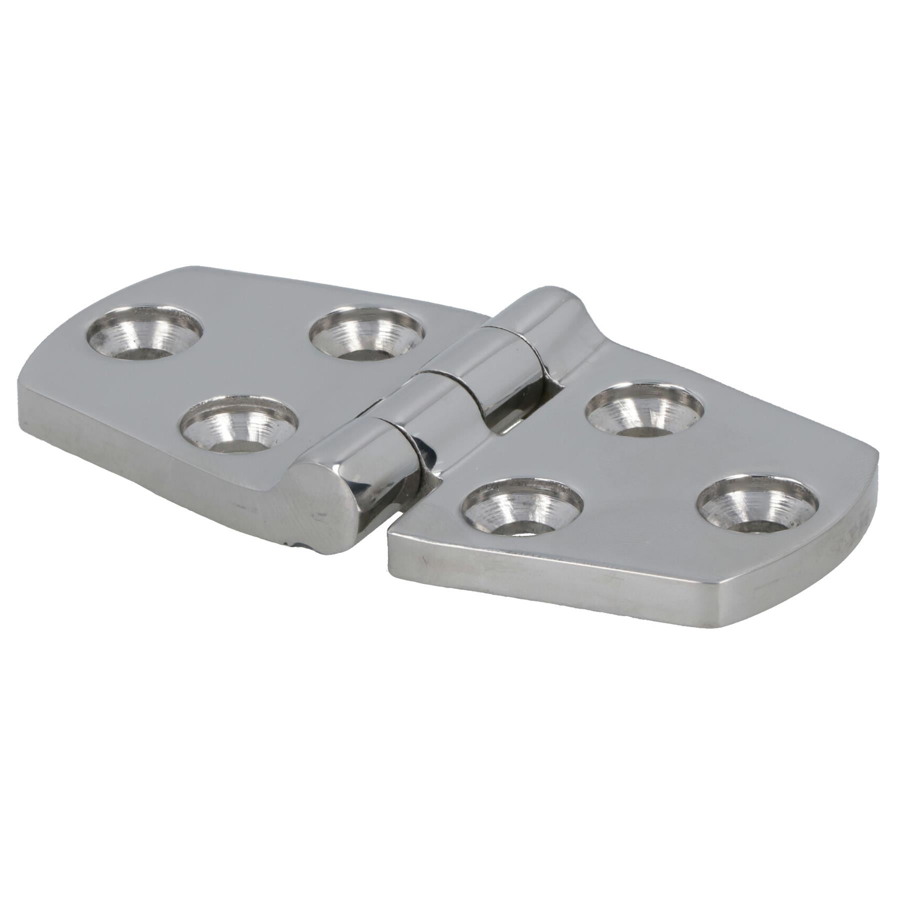 Polished Door Hinge Stainless Steel 76mm x 38mm 316 Marine Cabin Hatch