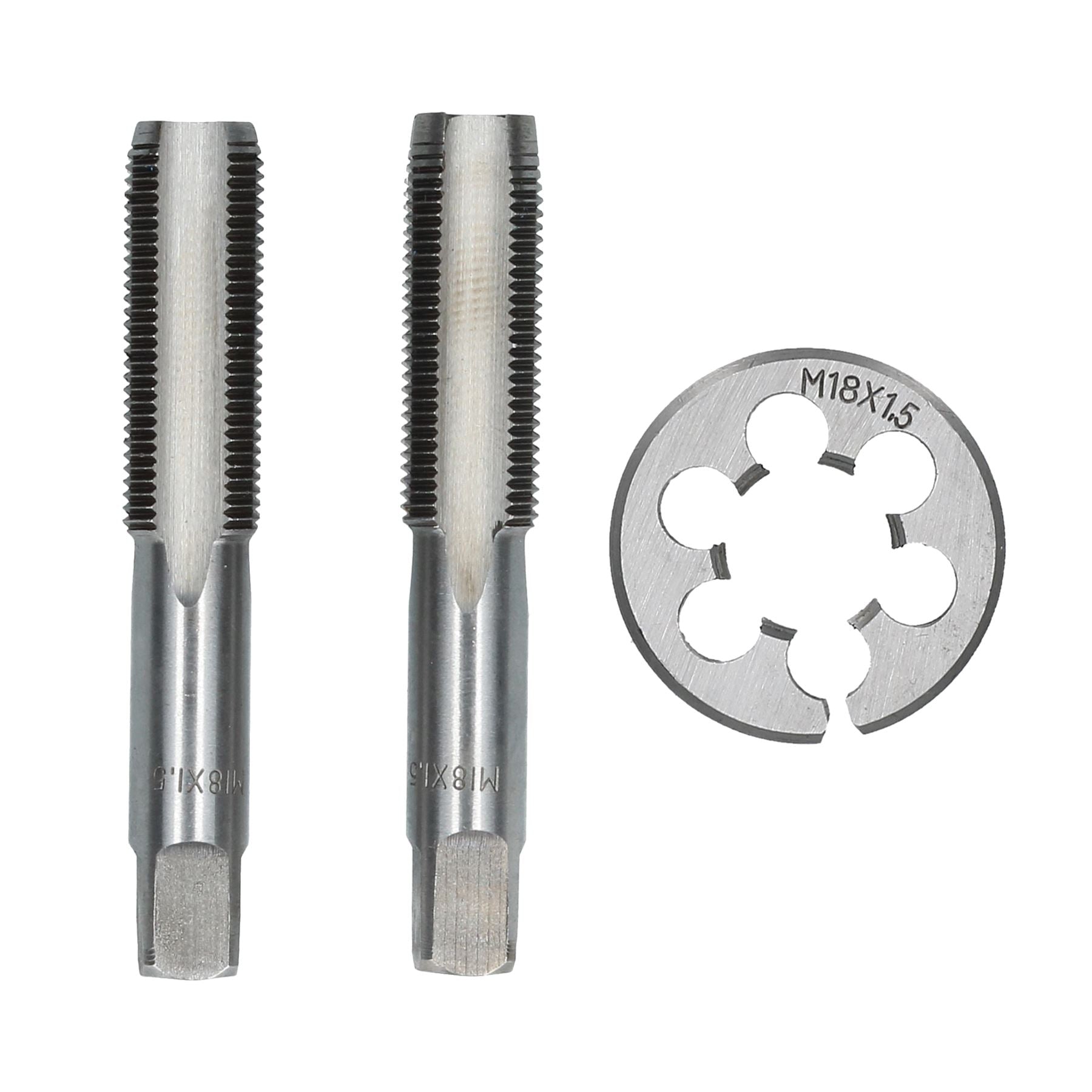Metric Tap and Die Tungsten Steel Taper and Plug Set M2 - M18