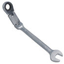 Metric Double Jointed Flexi Ratchet Combination Spanner Wrench 72 Teeth