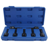 1/2in Drive Impact Screw Stud Spiral Extractor Remover Removal Set 3 – 12mm