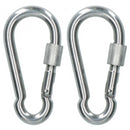 Carabiner Carbine Hook with Screw Gate 8mm MARINE GRADE Stainless Steel